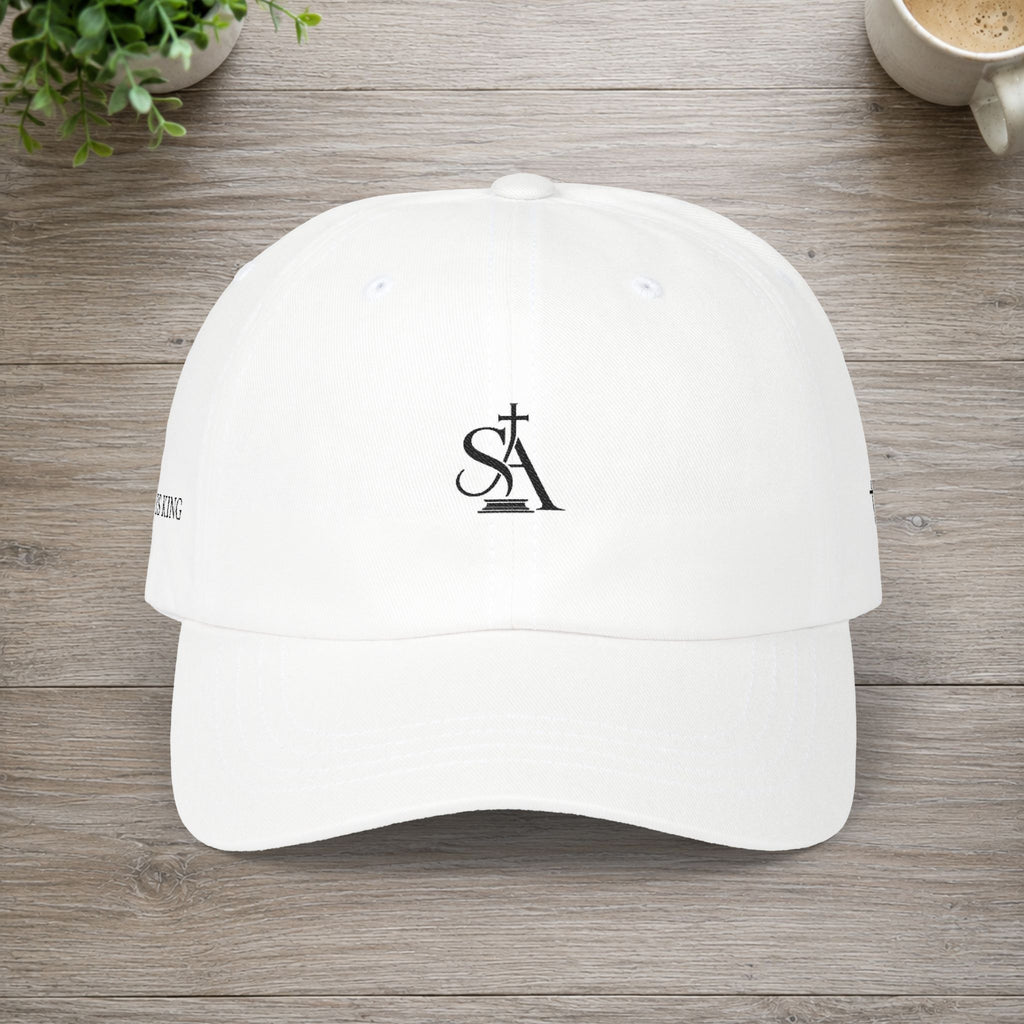 Jesus Is King Cap White