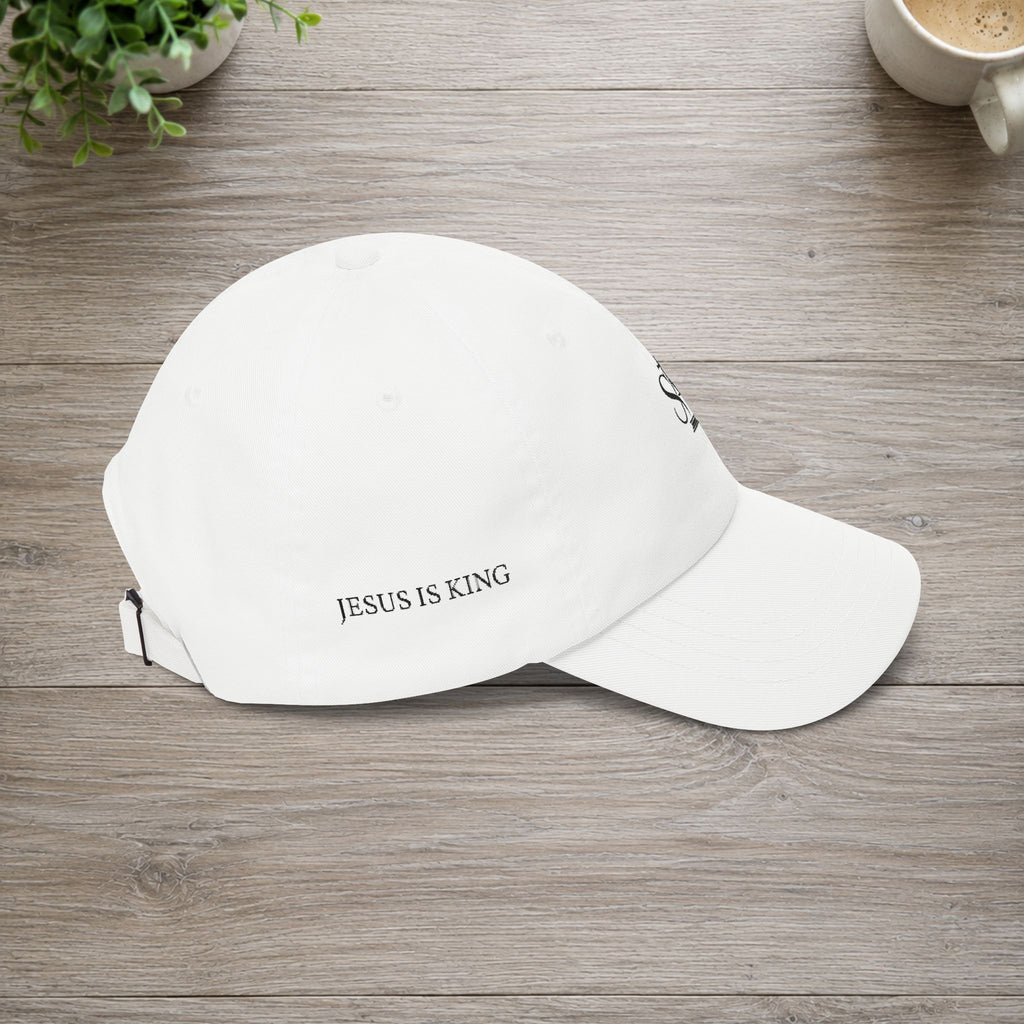 Jesus Is King Cap White